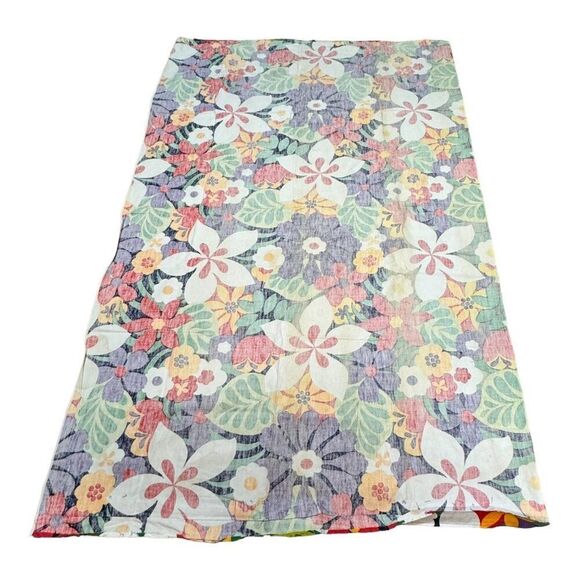 Vtg Concord Fabrics Retro Flower Power Floral Print Hippie Print Boho Kitsch SEE - Picture 5 of 7